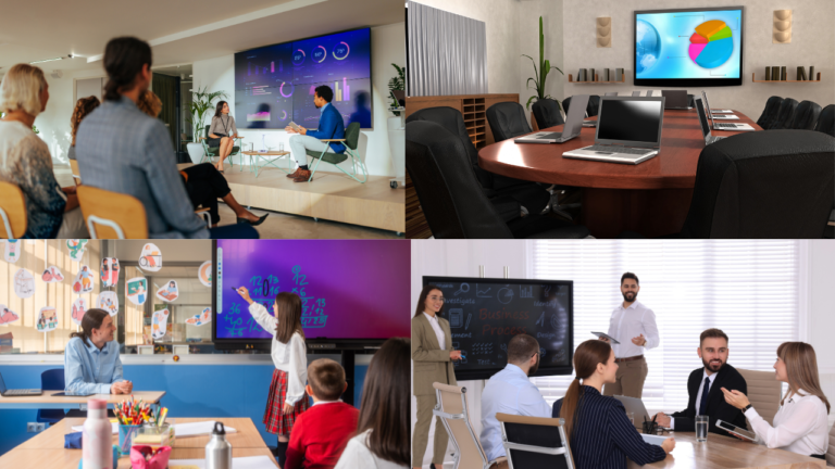 Interactive flat panel
